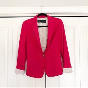 Zara Bright Red Blazer